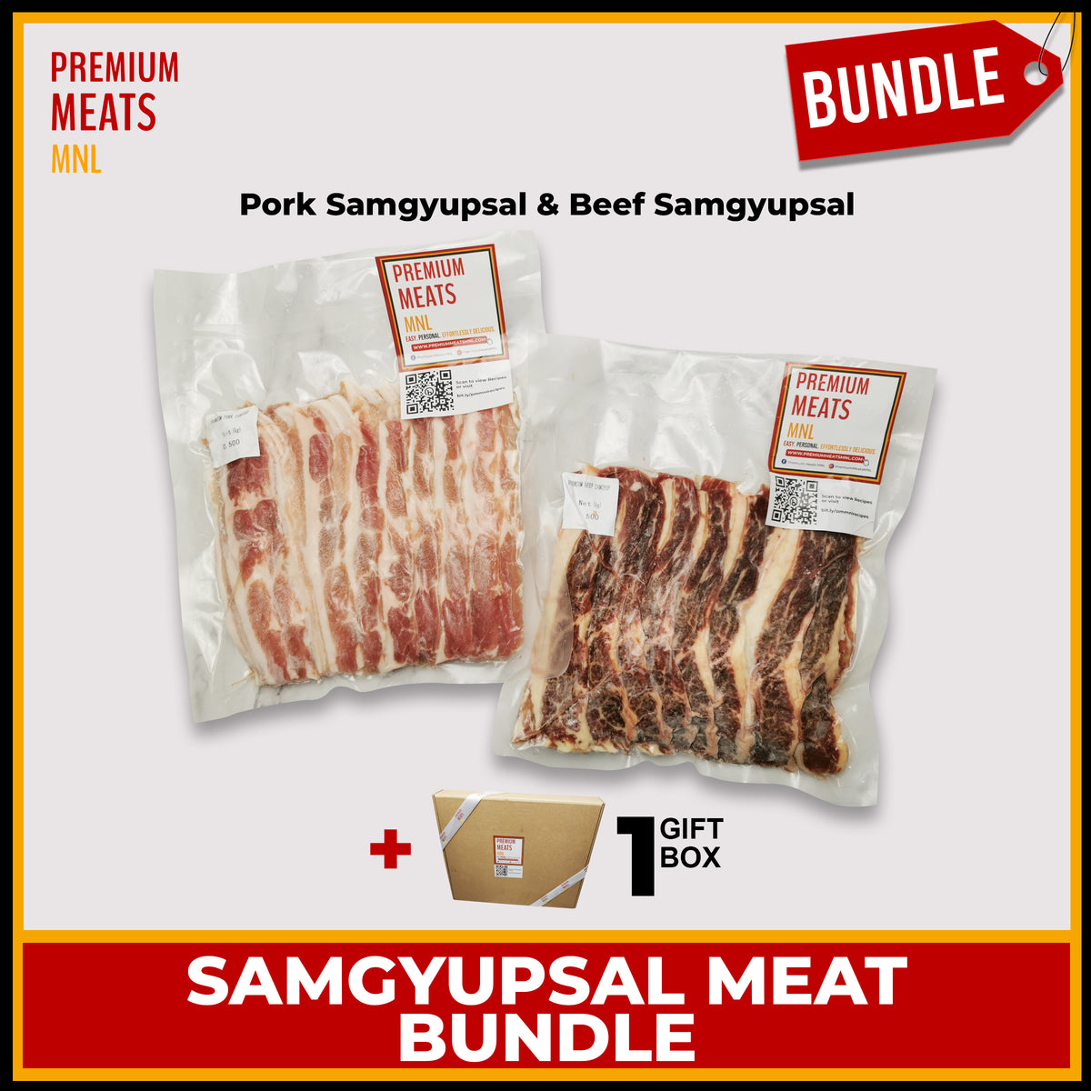 Samgyupsal Meat Bundle Set Pork Samgyupsal Beef Samgyupsal Premium Meats MNL